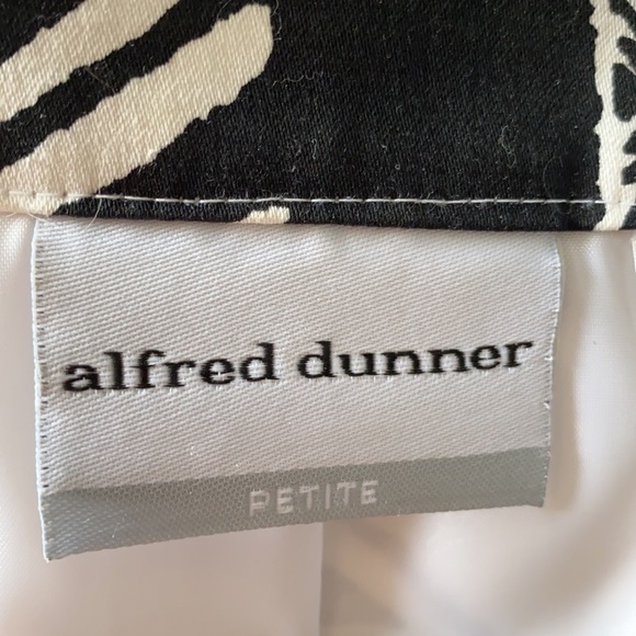 ALFRED DUNNER PS 12 Abstract design 3/4 sleeve - Picture 2 of 3